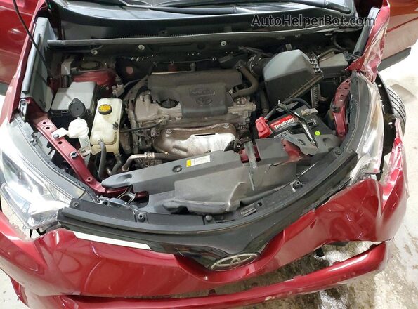 2T3RFREV8JW716723 2018 TOYOTA RAV4 Red Շարժիչի բաժամունքի տեսք