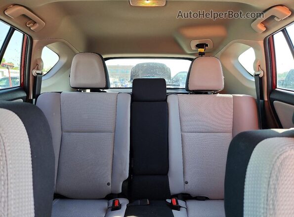 2T3RFREV8JW732307 2018 TOYOTA RAV4 Burgundy Rear seats view