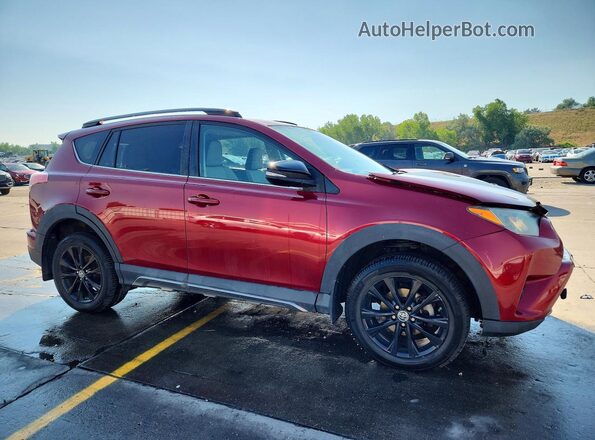 2T3RFREV8JW732307 2018 TOYOTA RAV4 Burgundy Front right