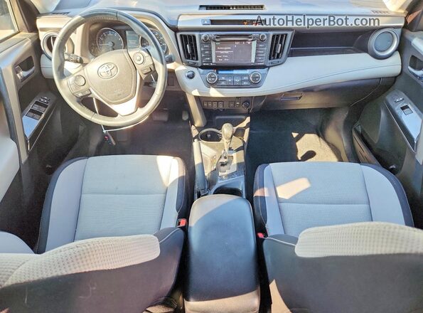 2T3RFREV8JW732307 2018 TOYOTA RAV4 Burgundy Dashboard view