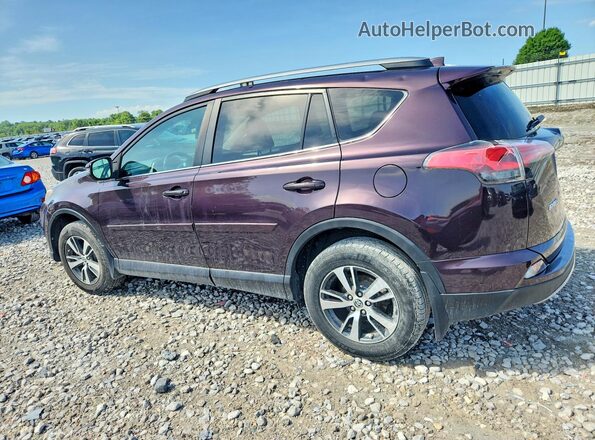 2T3RFREV8JW771608 2018 TOYOTA RAV4 Purple Rear left