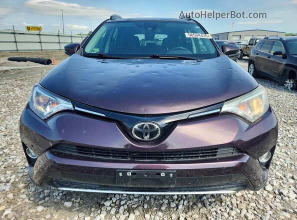 2T3RFREV8JW771608 2018 TOYOTA RAV4 Purple Front view