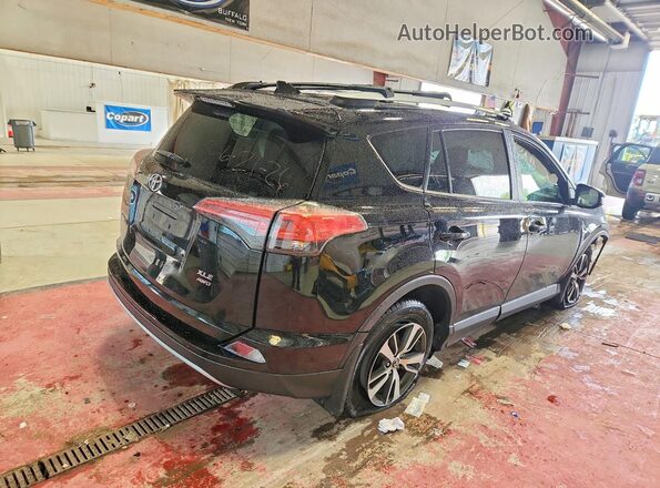 2T3RFREV8JW783662 2018 TOYOTA RAV4 Black Հետևի աջ