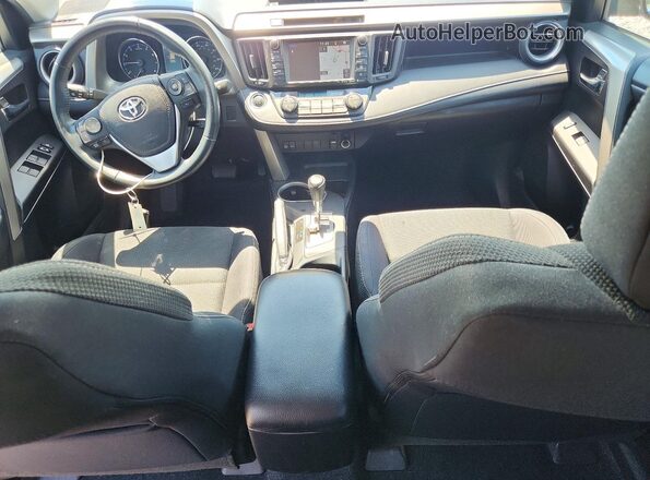 2T3RFREV9GW472587 2016 TOYOTA RAV4 Blue Dashboard view