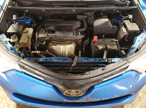 2T3RFREV9HW552263 2017 TOYOTA RAV4 Blue Vista del compartimento del motor