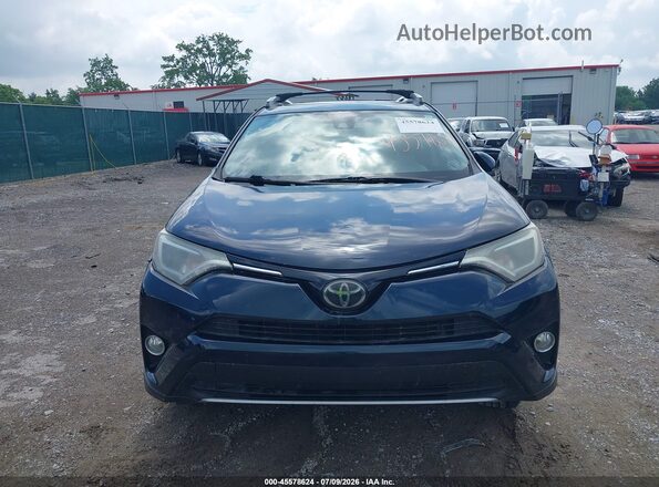 2T3RFREV9HW679160 2017 TOYOTA RAV4 Blue Սարքավորումների վահանակի տեսք