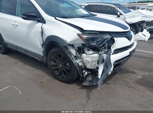 2T3RFREV9JW711837 2018 TOYOTA RAV4 White Դիմացի տեսք
