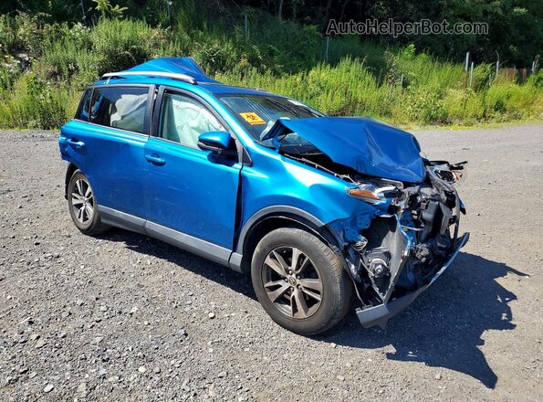 2T3RFREV9JW748158 2018 TOYOTA RAV4 Blue წინა მარჯვენა