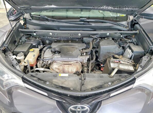 2T3RFREV9JW801943 2018 TOYOTA RAV4 Charcoal უკანა სალონის ხედი