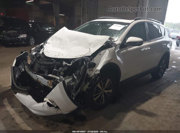 2T3RFREVXHW683198 2017 TOYOTA RAV4 White Вид щитка приладів