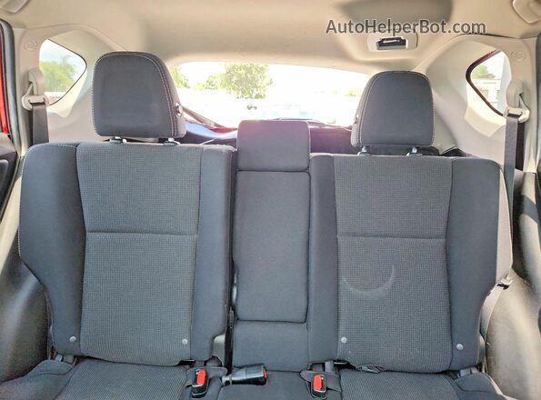 2T3RFREVXJW732485 2018 TOYOTA RAV4 Maroon უკანა სავარძლების ხედი