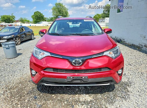 2T3RFREVXJW732485 2018 TOYOTA RAV4 Maroon წინა ხედი