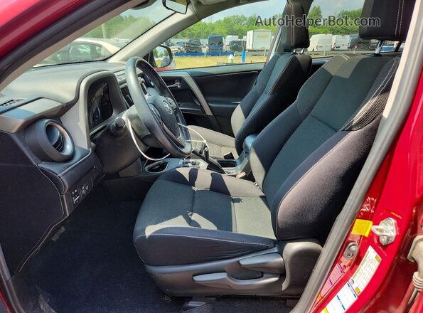 2T3RFREVXJW732485 2018 TOYOTA RAV4 Maroon წინა სალონის ხედი