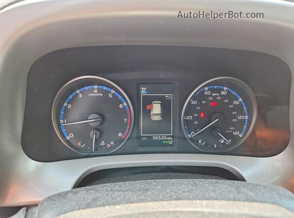 2T3RFREVXJW732485 2018 TOYOTA RAV4 Maroon ხელსაწყოთა პანელის ხედი