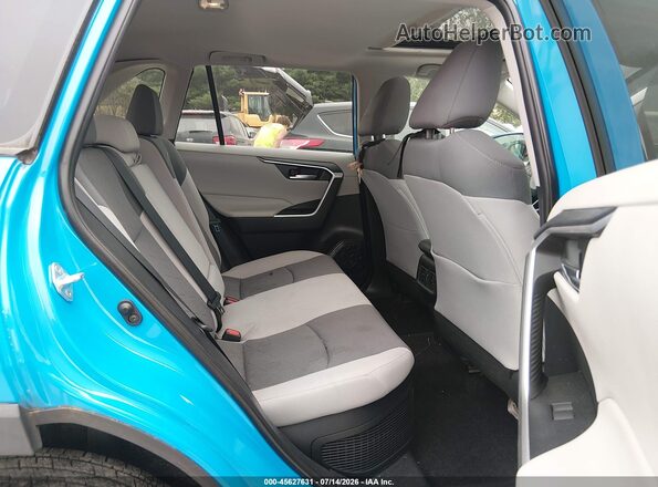 2T3RWRFV0KW030949 2019 TOYOTA RAV4 HYBRID Blue Вид наклейки з VIN-кодом