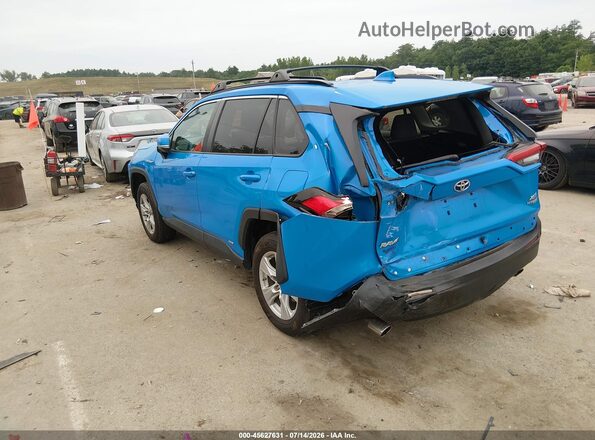 2T3RWRFV0KW030949 2019 TOYOTA RAV4 HYBRID Blue Задня ліва чверть