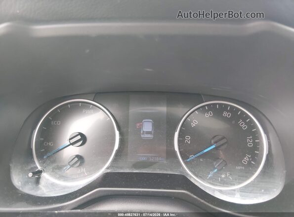 2T3RWRFV0KW030949 2019 TOYOTA RAV4 HYBRID Blue Вид задніх сидінь