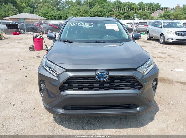 2T3RWRFV0LW092353 2020 TOYOTA RAV4 HYBRID Gray უკანა სალონის ხედი