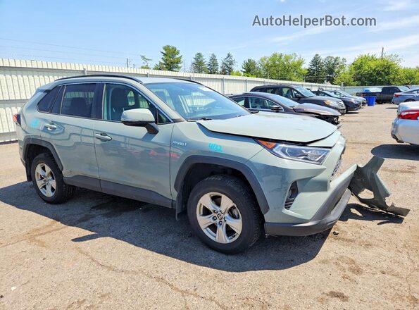 2T3RWRFV0MW122338 2021 TOYOTA RAV4 Серый Передняя правая четверть