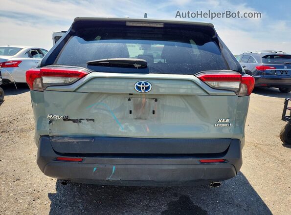 2T3RWRFV0MW122338 2021 TOYOTA RAV4 Серый Вид сзади