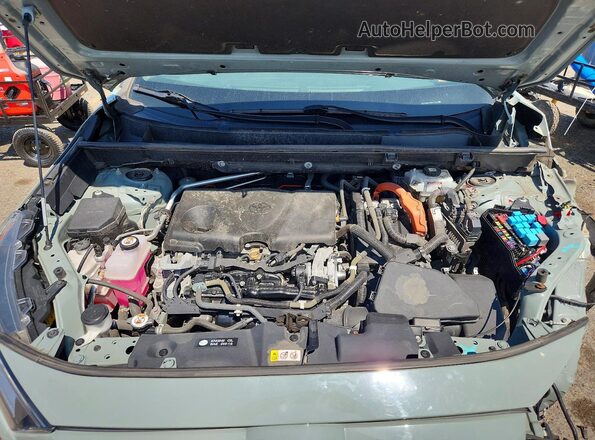 2T3RWRFV0MW122338 2021 TOYOTA RAV4 Серый Вид подкапотного пространства