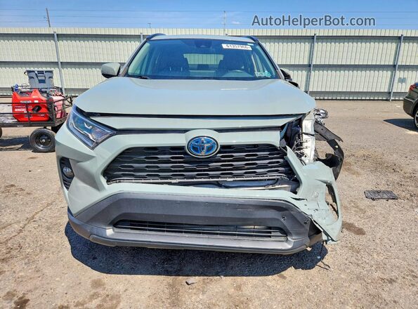 2T3RWRFV0MW122338 2021 TOYOTA RAV4 Серый Вид спереди