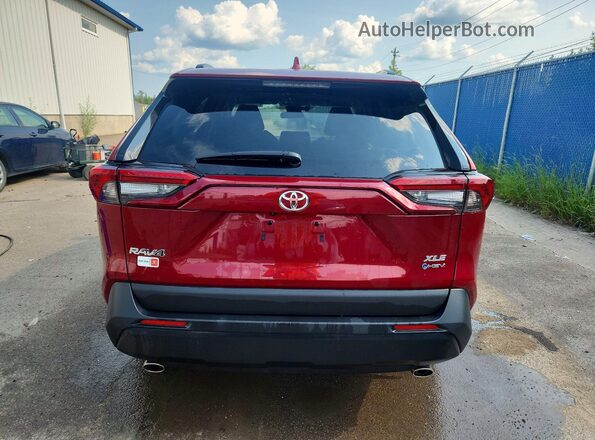2T3RWRFV0SW258448 2025 TOYOTA RAV4 Red Vista trasera