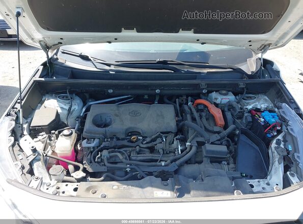 2T3RWRFV1LW093687 2020 TOYOTA RAV4 HYBRID White Widok z tyłu