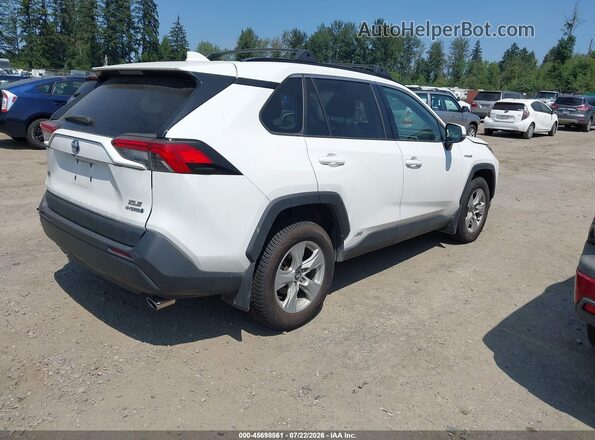 2T3RWRFV1LW093687 2020 TOYOTA RAV4 HYBRID White Tył prawy