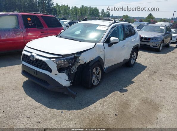 2T3RWRFV1LW093687 2020 TOYOTA RAV4 HYBRID White Przód lewy