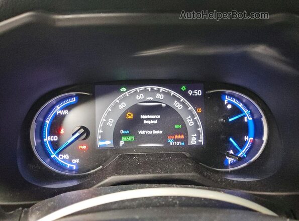 2T3RWRFV1RW222102 2024 TOYOTA RAV4 Black Instrument cluster view
