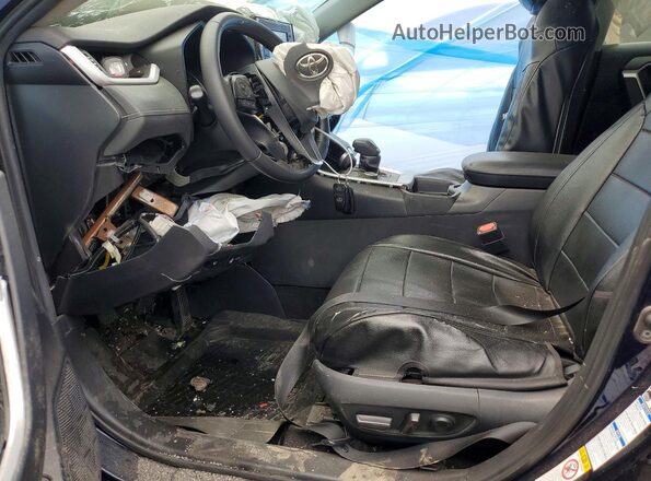 2T3RWRFV2KW002148 2019 TOYOTA RAV4 Blue Front interior view