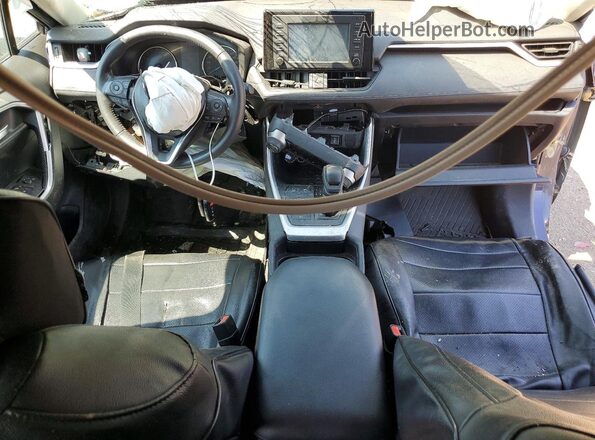 2T3RWRFV2KW002148 2019 TOYOTA RAV4 Blue Dashboard view