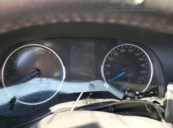 2T3RWRFV2KW002148 2019 TOYOTA RAV4 Blue Instrument cluster view