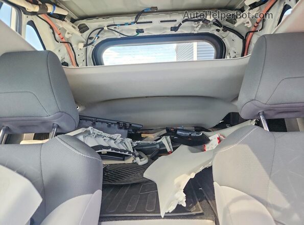 2T3RWRFV2KW002800 2019 TOYOTA RAV4 White Вид задніх сидінь