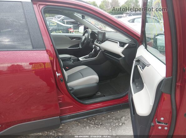 2T3RWRFV2LW059676 2020 TOYOTA RAV4 HYBRID Red წინა სალონის ხედი
