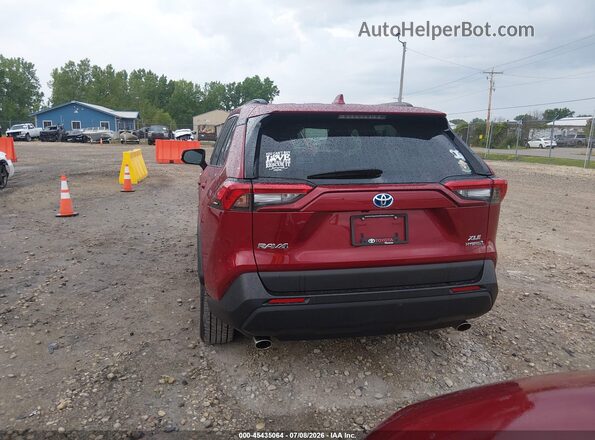 2T3RWRFV2LW059676 2020 TOYOTA RAV4 HYBRID Red 