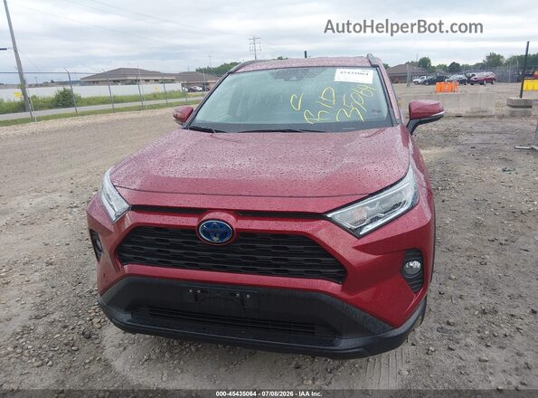 2T3RWRFV2LW059676 2020 TOYOTA RAV4 HYBRID Red ხელსაწყოთა პანელის ხედი