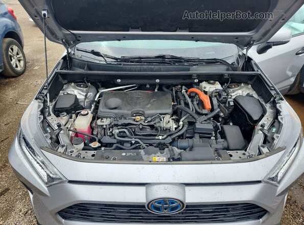 2T3RWRFV2LW084321 2020 TOYOTA RAV4 Silver Widok wnętrza z tyłu