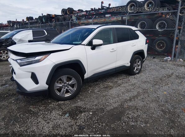 2T3RWRFV2NW135707 2022 TOYOTA RAV4 HYBRID White Vista tres cuartos delantera izquierda