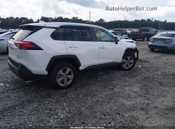 2T3RWRFV2NW135707 2022 TOYOTA RAV4 HYBRID White Trasero derecho