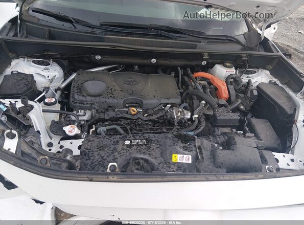2T3RWRFV2NW135707 2022 TOYOTA RAV4 HYBRID White Vista trasera
