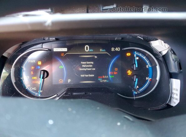2T3RWRFV2RW240608 2024 TOYOTA RAV4 Charcoal Vista del cuadro de instrumentos