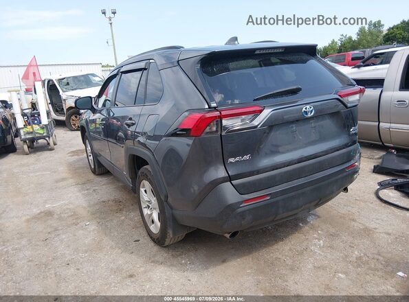 2T3RWRFV3KW008704 2019 TOYOTA RAV4 HYBRID Gray Trasero izquierdo