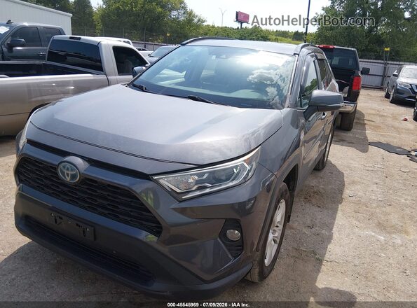 2T3RWRFV3KW008704 2019 TOYOTA RAV4 HYBRID Gray Vista tres cuartos delantera izquierda