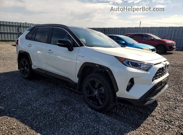 2T3RWRFV4KW034258 2019 TOYOTA RAV4 White Передня права чверть