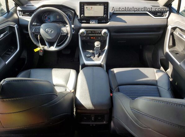 2T3RWRFV4KW034258 2019 TOYOTA RAV4 White Вид панелі приладів