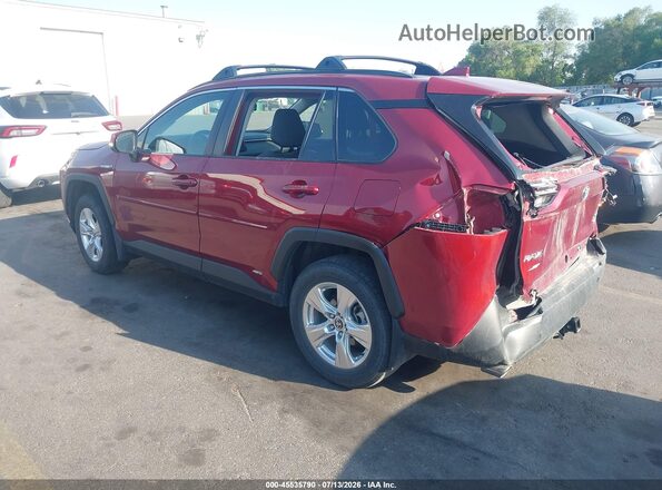 2T3RWRFV4MW125808 2021 TOYOTA RAV4 HYBRID Red Հետևի ձախ