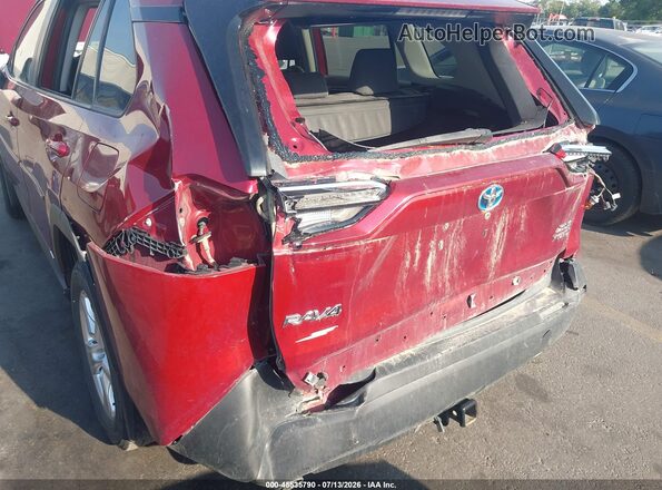 2T3RWRFV4MW125808 2021 TOYOTA RAV4 HYBRID Red Դիմացի տեսք