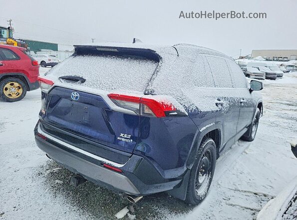 2T3RWRFV5MW111027 2021 TOYOTA RAV4 Синий Задняя правая четверть